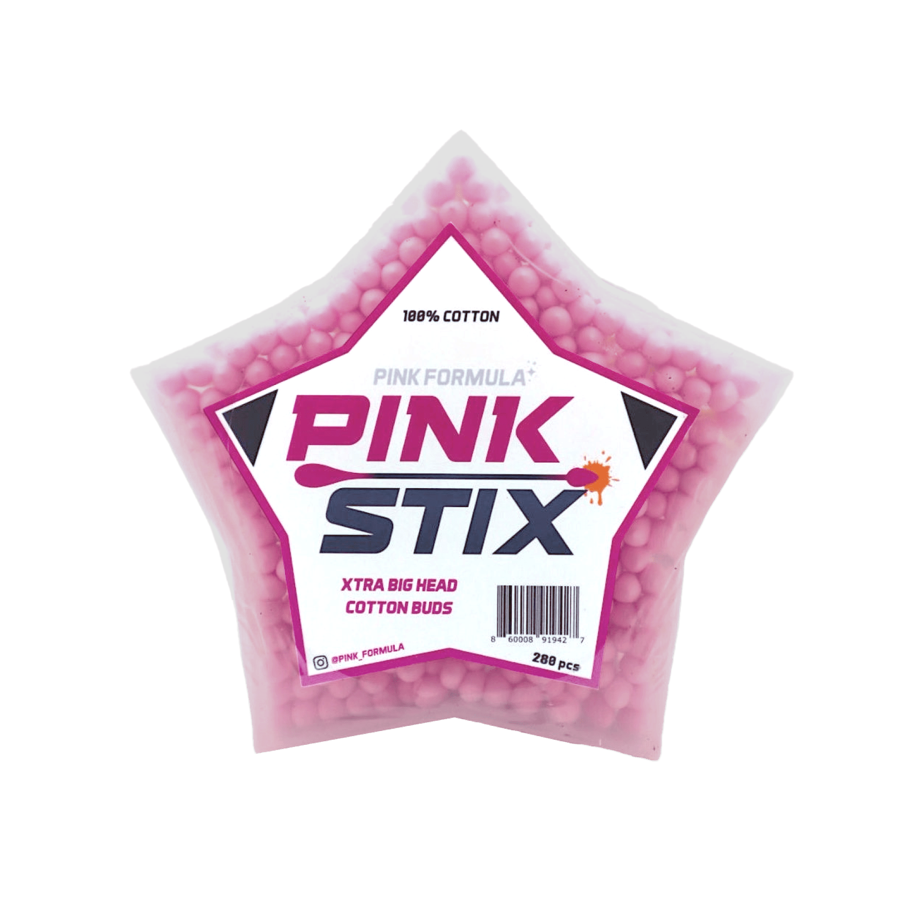 Pink Stix - XL Cotton Heads: Single Pack - DynaVap